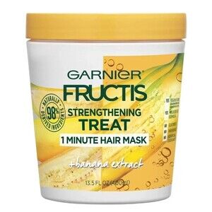 Garnier Fructis Strengthening Hair Treat, Banana Extract, 13.5 fl. oz.